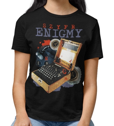 KOSZULKA DAMSKA Szyfr Enigmy